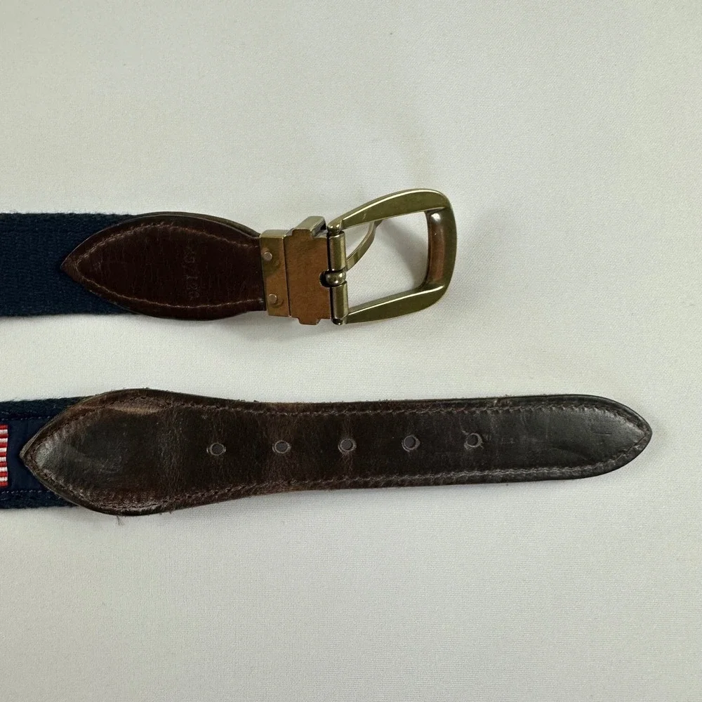 US Open Olympia Fields 2003 Golf‎ Belt Mens Size 48/120 Leather Trim